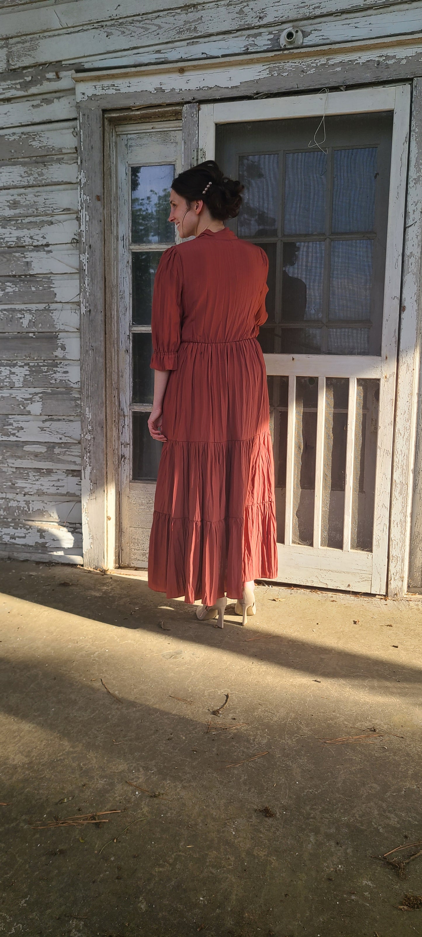 The Willow Dress - Rust