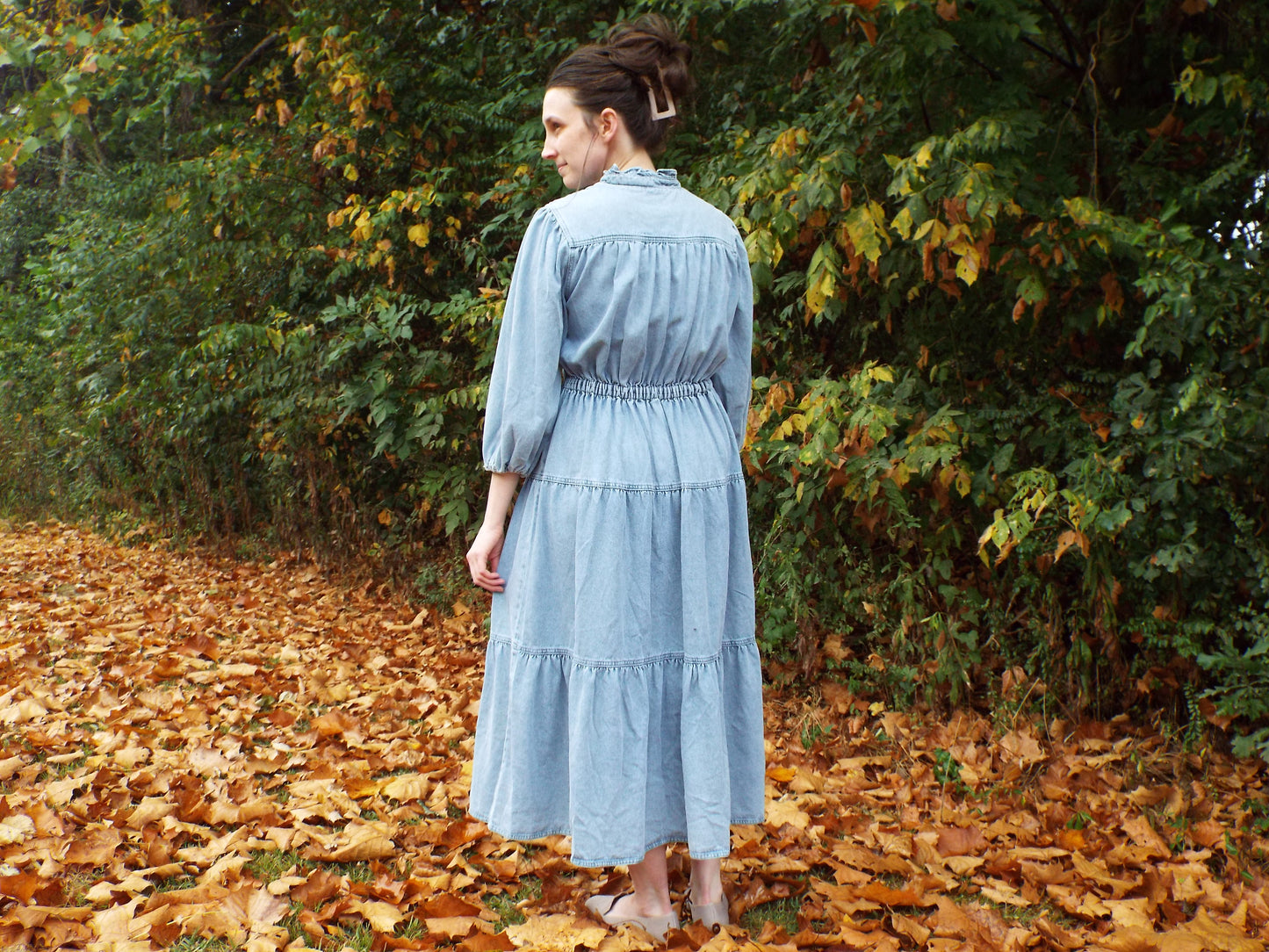 The Mallory Dress- Denim Wash