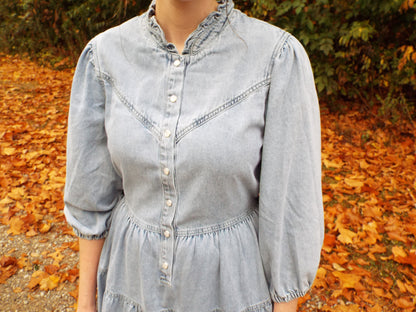 The Mallory Dress- Denim Wash