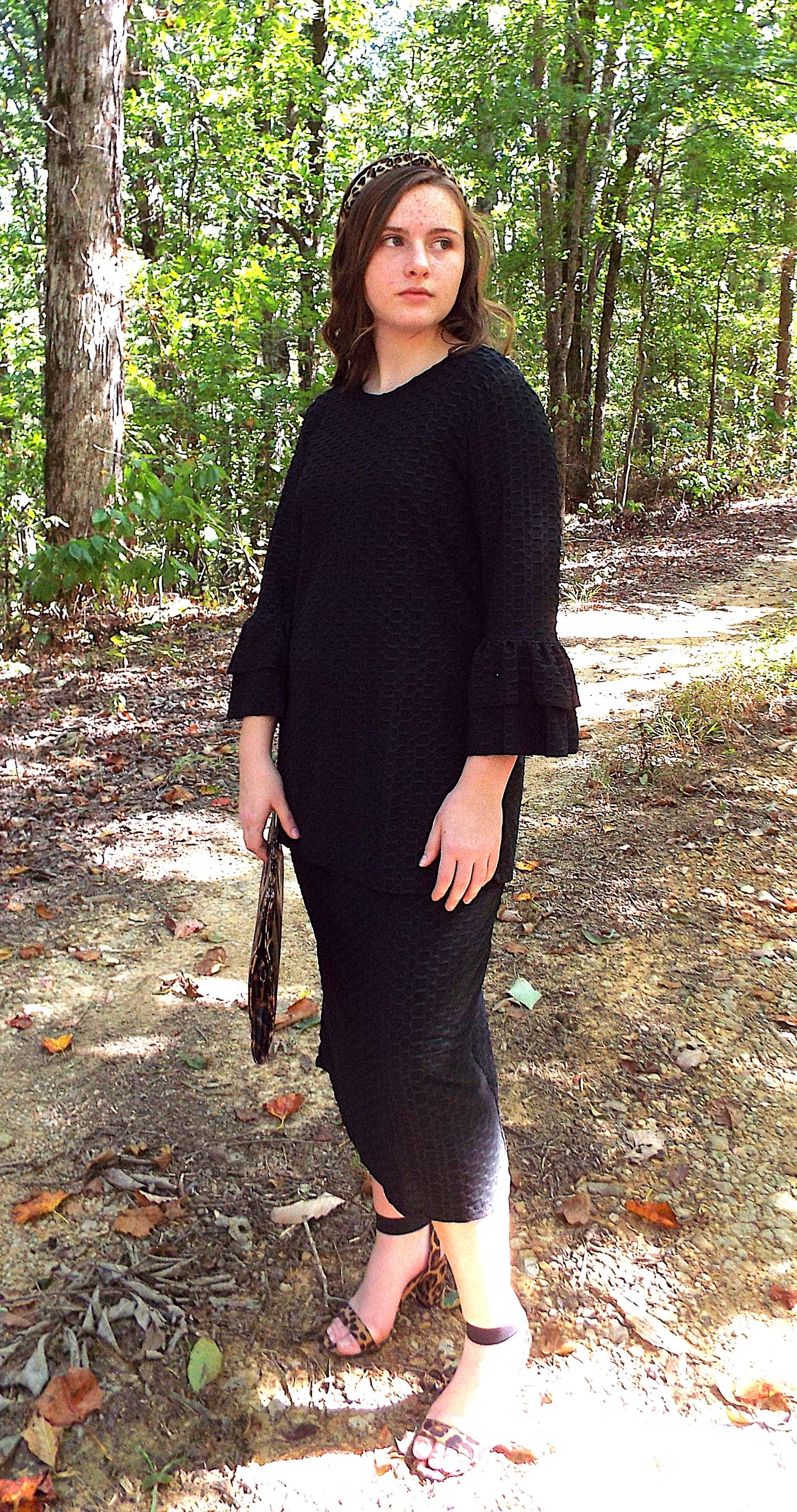 The Vivian Skirt- Black (Tunic sold separately)