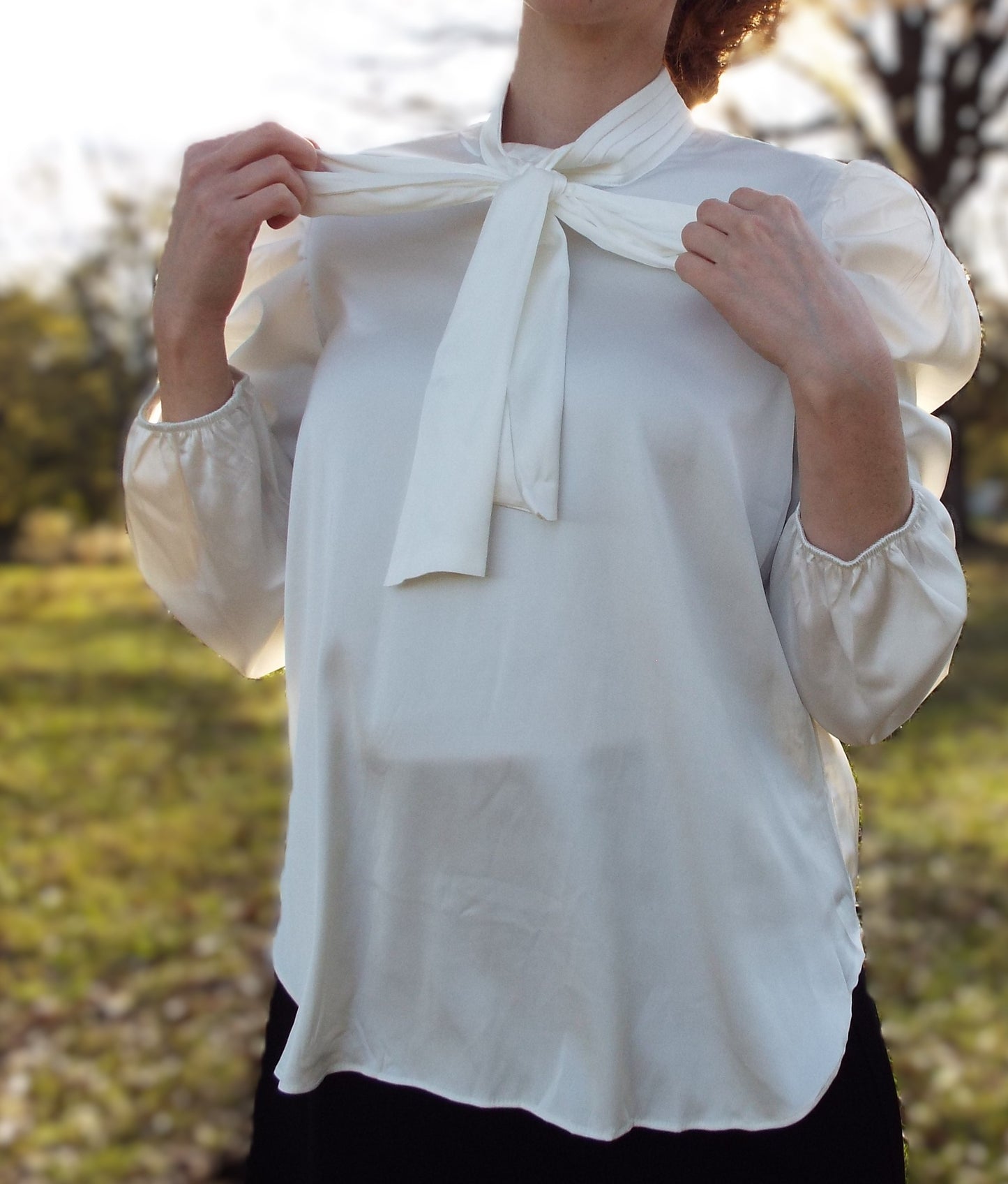 The Piper Blouse- Ivory